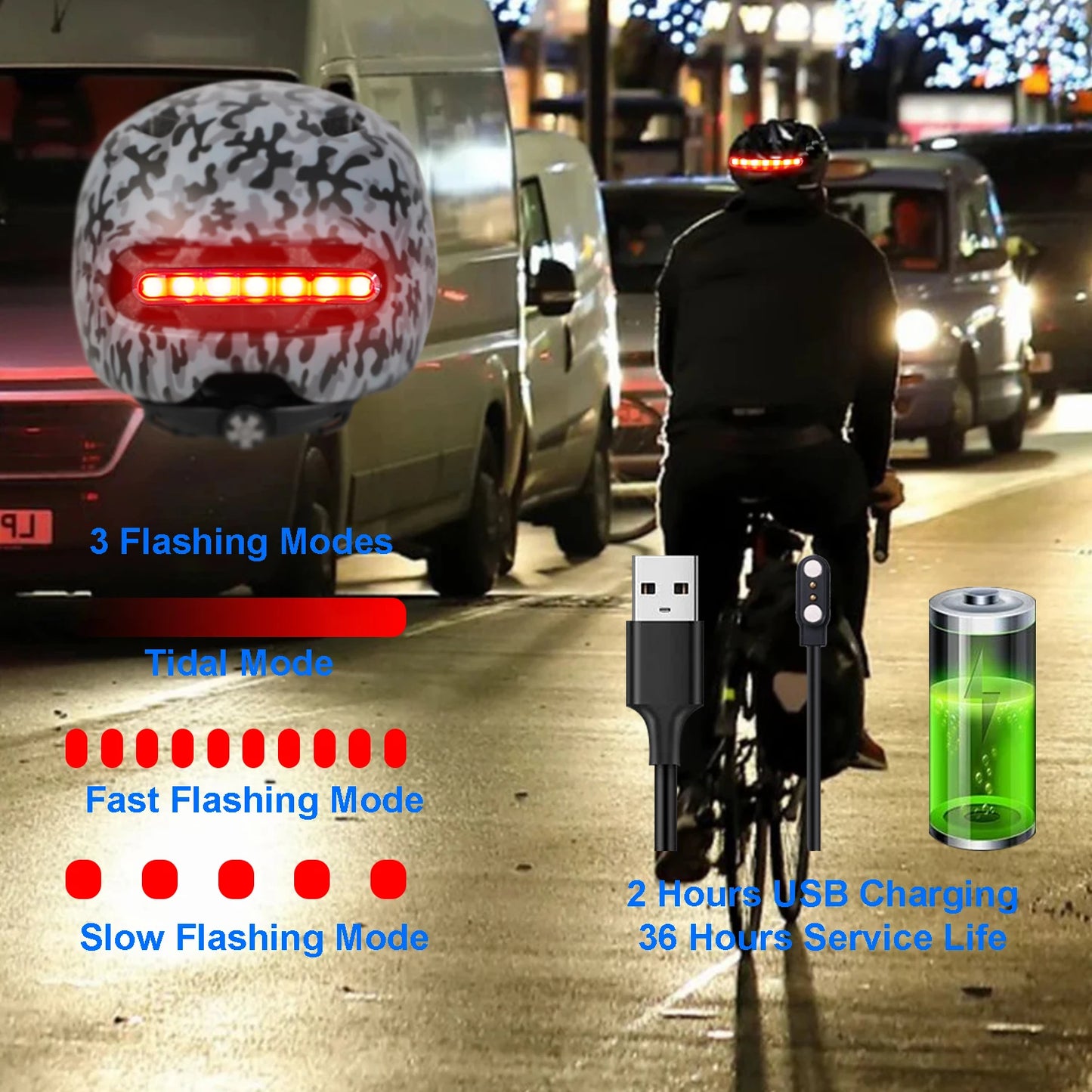 Urban Cycling Helmet with light