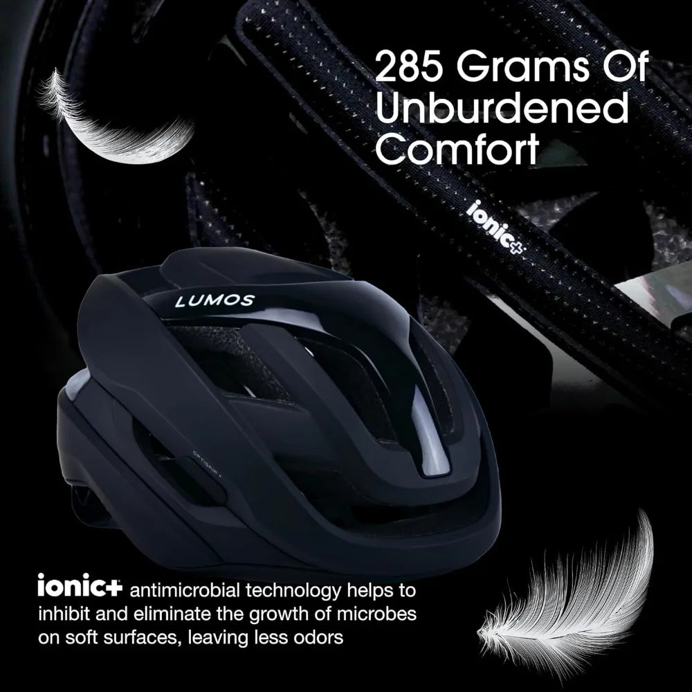 Road Bike Helmet | Lumos Firefly Compatible | Built-in Sunglasses Port